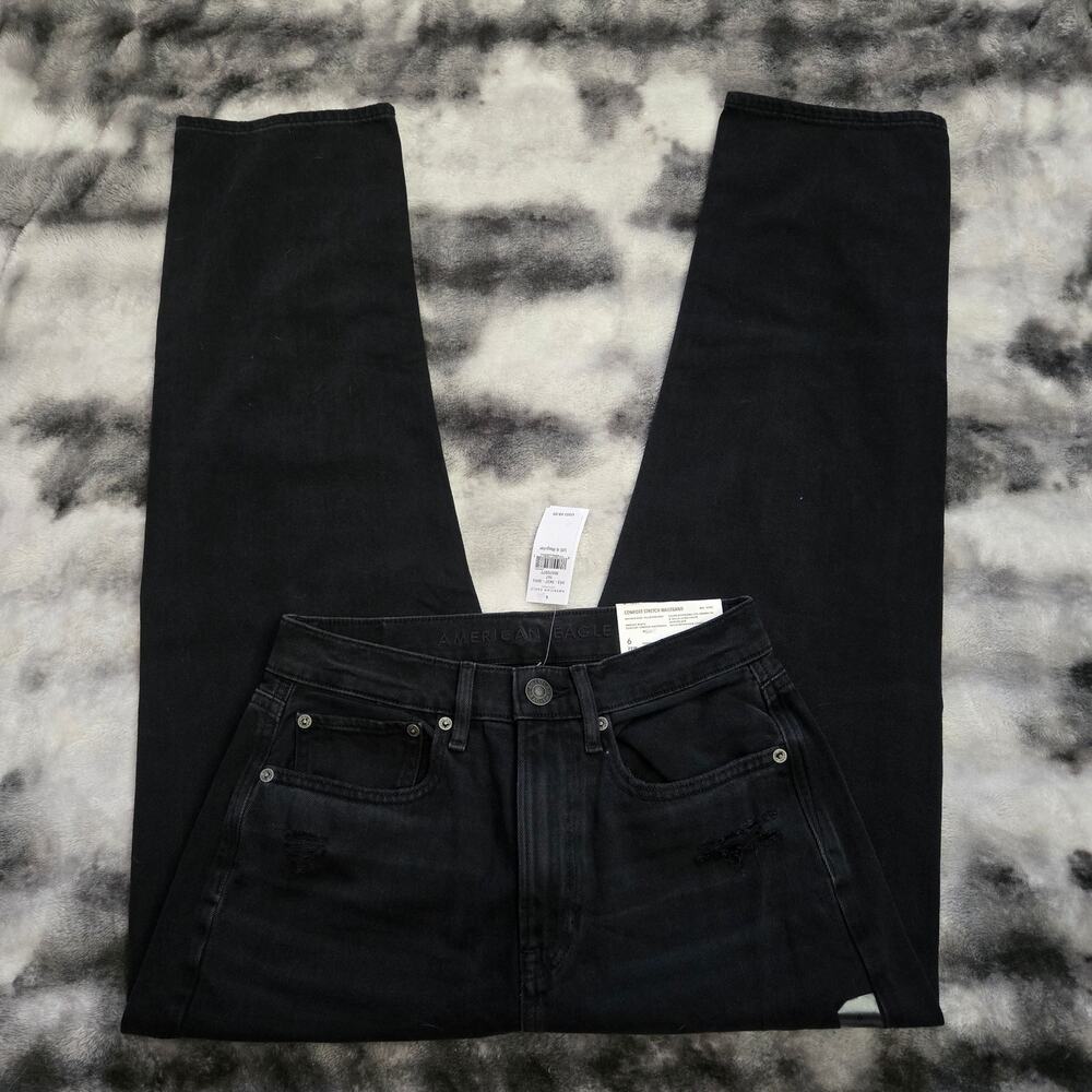 American Eagle Highest Rise 90’s Boyfriend Jeans NWT Size 6 28W Regular - Picture 2 of 5